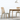 Romana Oak Slat Back Dining Chair