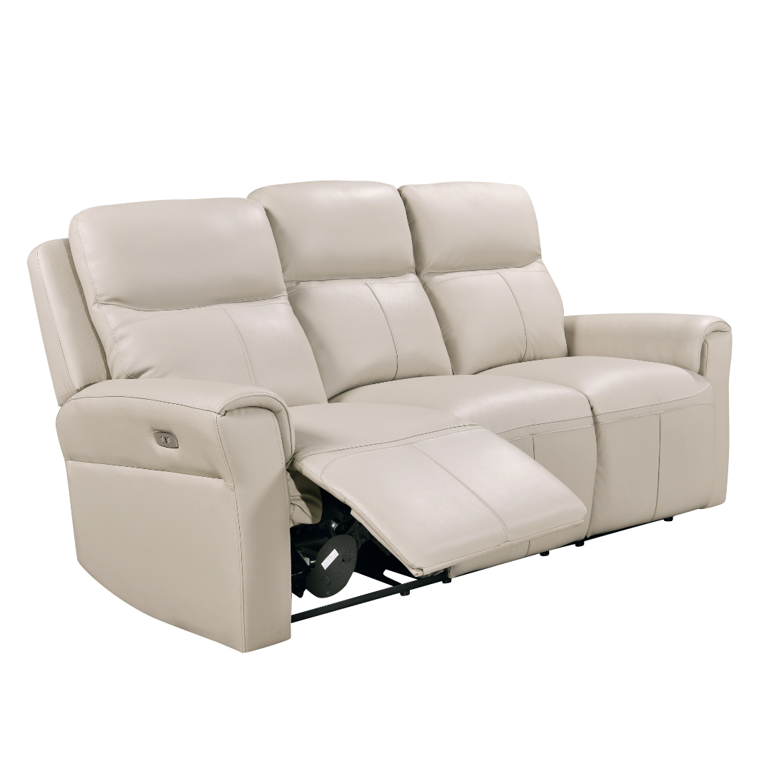 Tivoli Electric Reclining Leather Sofa Premium Comfort and