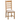 Farrow Oak Ladder Back Chair Fabric Seat