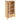 Malvern Oak Glazed Bookcase