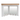 Roma White Oak Corner Hall Bench Top
