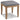 Jenson Oak Dressing Table Stool