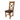 Lewis Oak Cross Back Chair