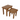 Lewis Oak Nest of 2 Tables