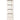 Nantes White Oak Slim Bookcase
