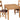 Nantes Country Oak 90 by 90 Dining Table